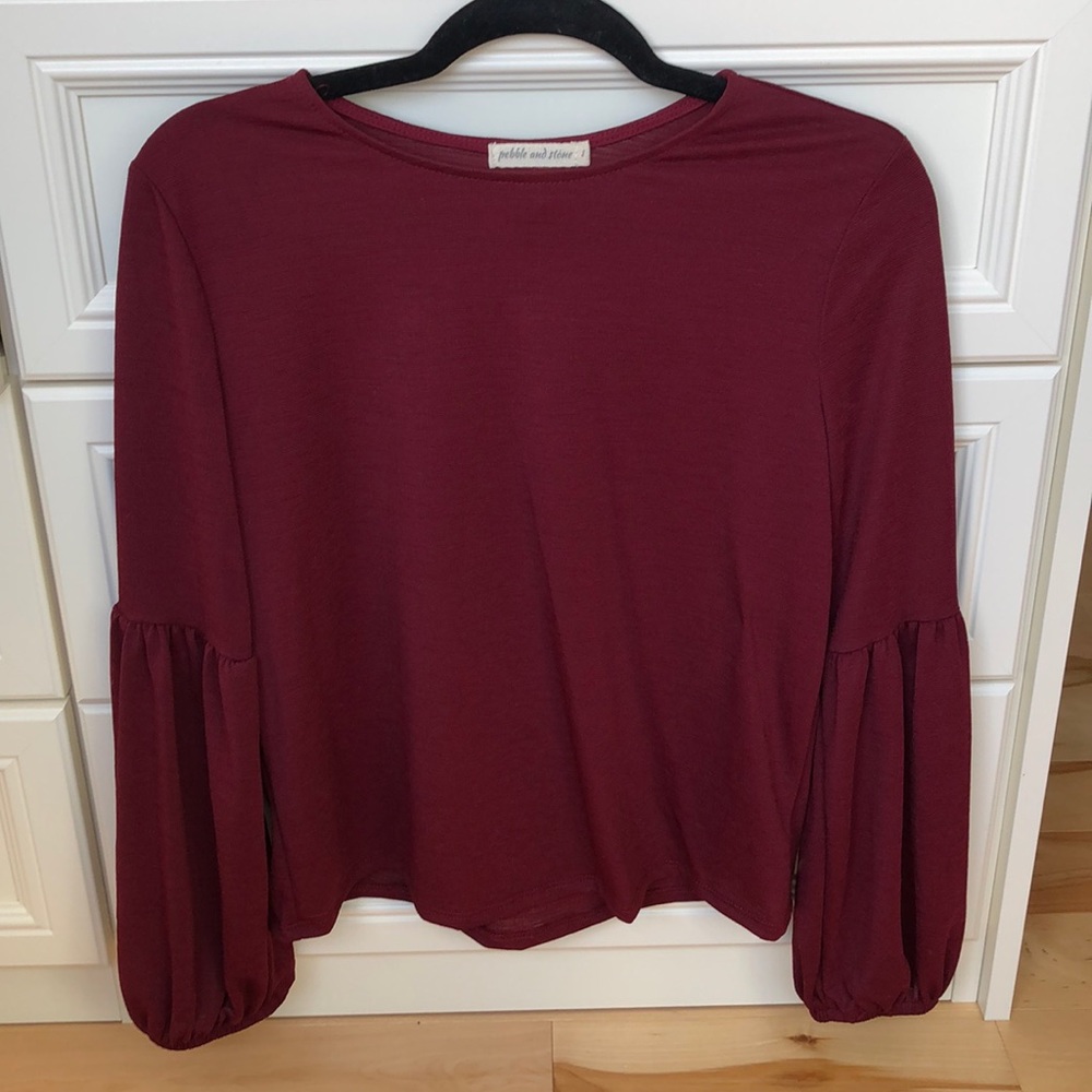 Bell sleeve blouse. Worn once